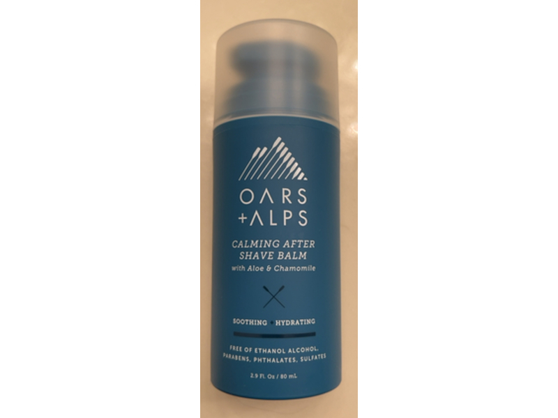 Oars + Alps Calming After Shave Balm, Aloe & Chamomile, 2.9 fl oz/80 mL