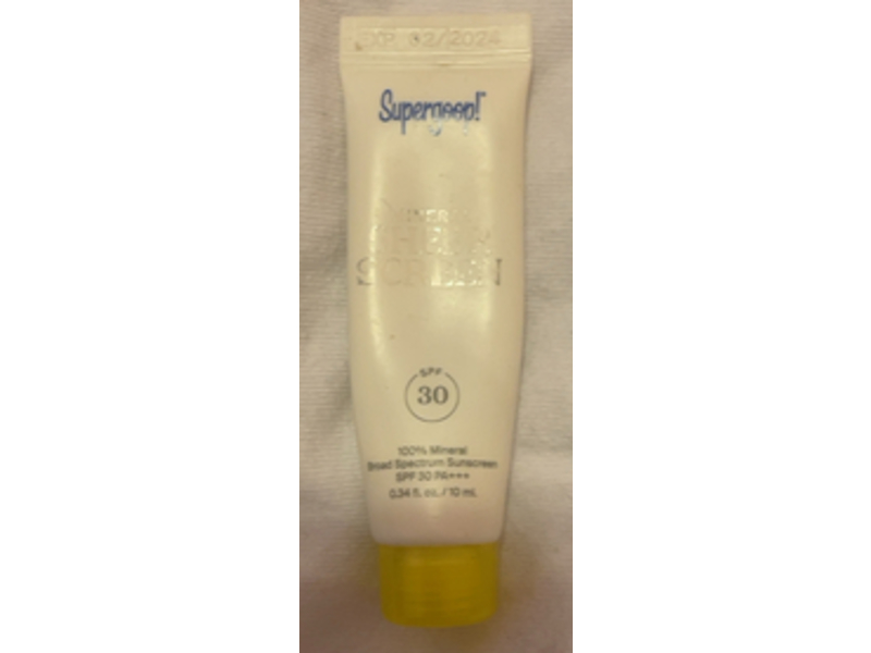 Supergoop! Mineral Sheer Sunscreen, SPF 30, PA+++, 0.34 fl oz/10 mL