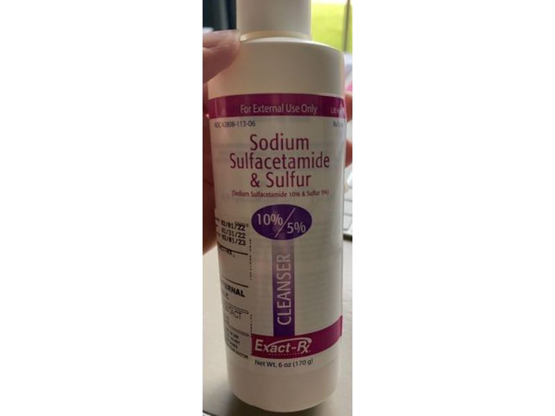 Sodium Sulfacetamide & Sulfur Cleanser, 6 oz/170 g Exact-Rx (RX)