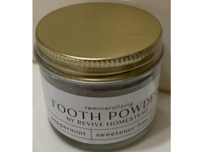 Revive Homestead Tooth Powder, Peppermint, 2 fl oz