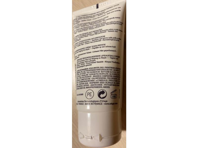 Uriage Xemose Lipid Replenishing Anti Irritation Cream, 1.7 fl oz/50 mL