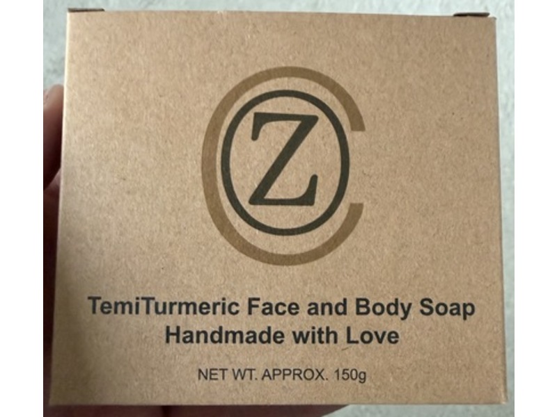 Zarina O Cosmetics TemiTurmeric Face And Body Soap, 150 g