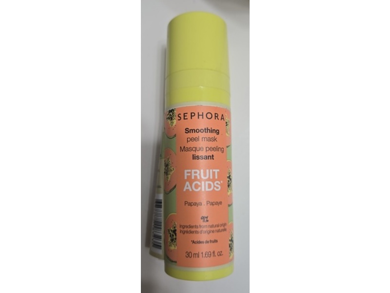 Sephora Smoothing Fruit Acids Peel Mask, Papaya, 1.01 fl oz/30 mL