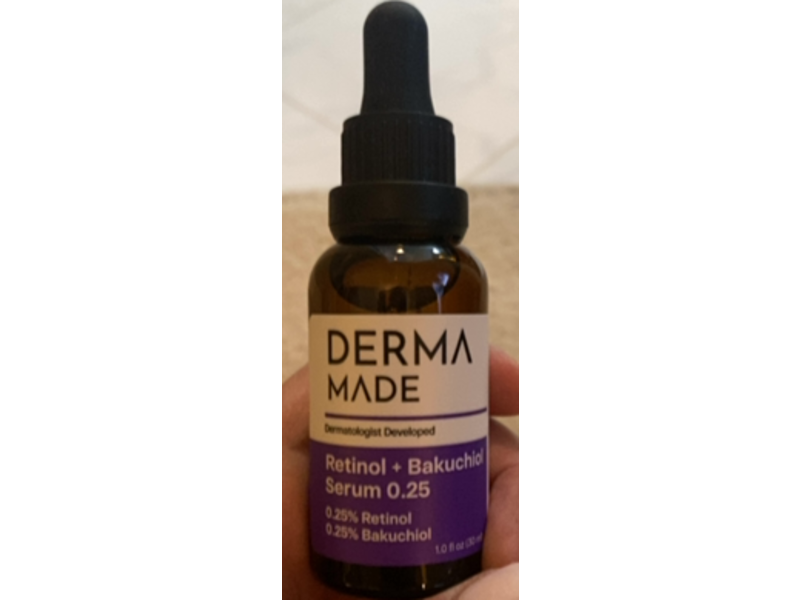 Derma Made Serum, Retinol + Bakuchiol, 1.0 fl oz/30 mL
