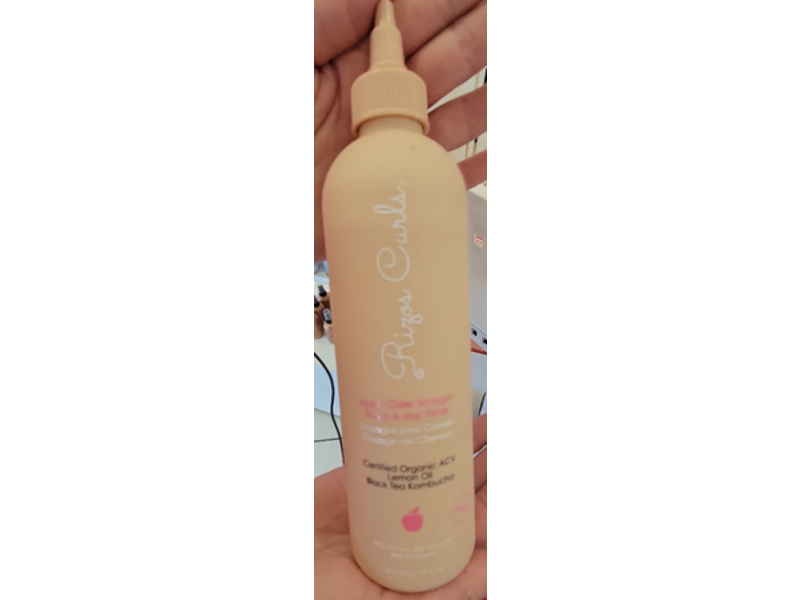 Rizos Curls Apple Cider Vinegar Scalp & Hair Rinse, 10 fl oz/296 mL