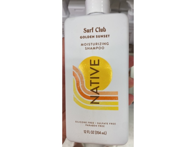 Native Surf Club Moisturizing Shampoo, Golden Sunset, 12 fl oz/354 mL