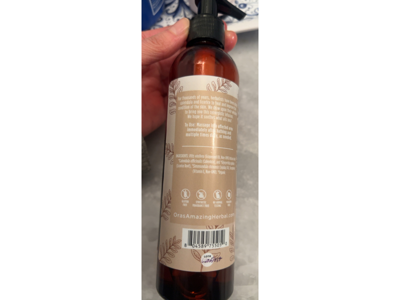 Ora's Amazing Herbal Calendula Oil, 7.5 oz/212 g