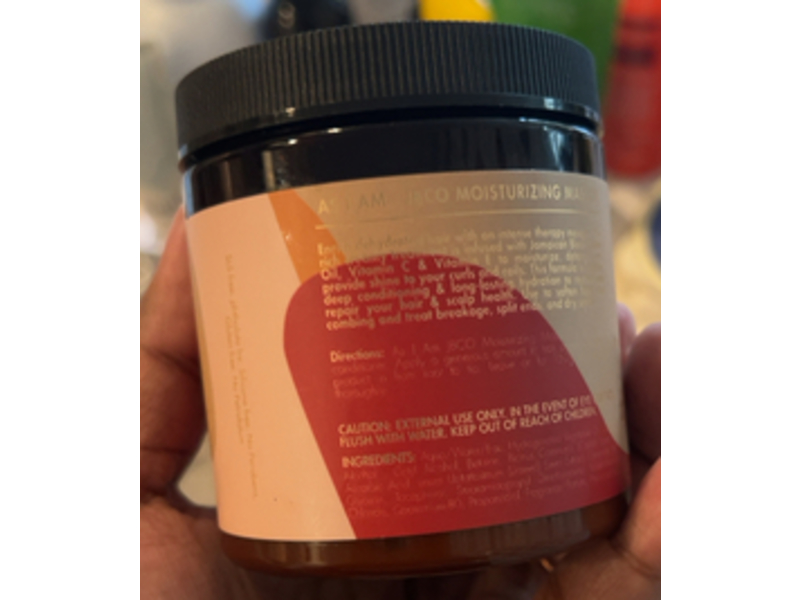 As I Am Restore & Repair Moisturizing Masque, Jamaican Black Castor Oil, 8 oz/227 g