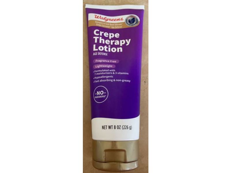 Walgreens Crepe Therapy Lotion, Age Defense, 8 oz/226 g