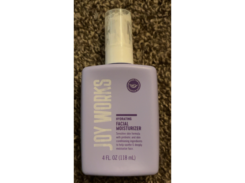 Joy Works Hydrating Facial Moisturizer, 4 fl oz/118 mL