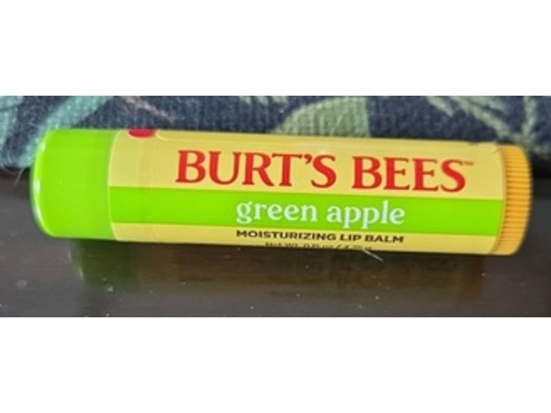 Burt's Bees Moisturizing Lip Balm, Green Apple, 0.15 oz/4.25 g