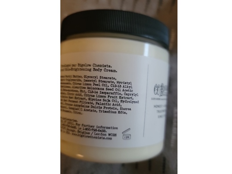 C.O. Bigelow Moisturizing Body Cream, Lemon, 8 oz/228 g