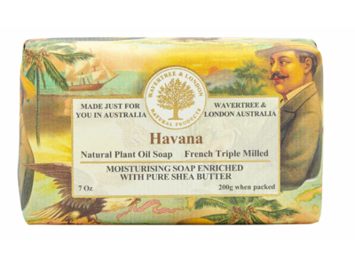 Wavertree & London Natural Plant Soap, Havana, 7 oz/200 g