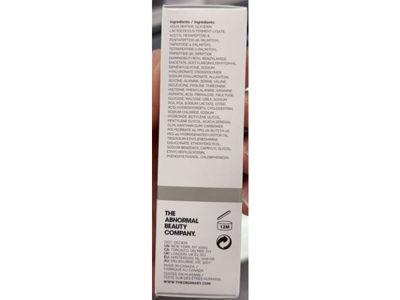 The Ordinary Multi Peptide + Ha Serum, 1 fl oz/30 mL