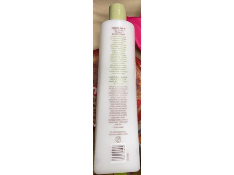 Trader Joe's Tea Tree Tingle Conditioner, 16 fl oz/473 mL, Pack Of 2