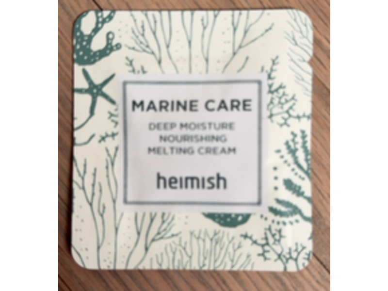 Heimish Deep Moisture Nourishing Melting Cream, Marine Care, 1.5 mL
