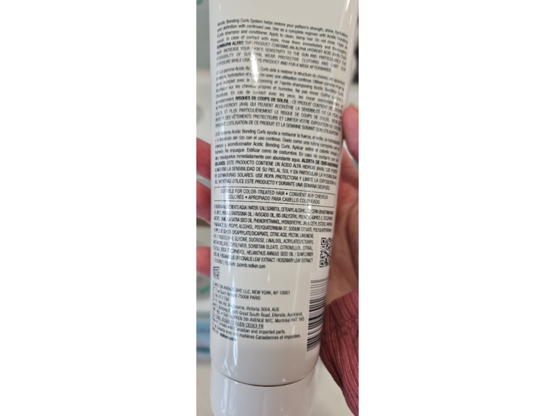 Redken Acidic Bonding Curls Leave-In Treatment, 8.45 fl oz/250 mL