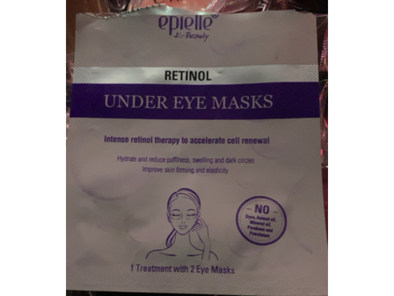 Epielle K Beauty Retinol Under Eye Masks, 2 Count