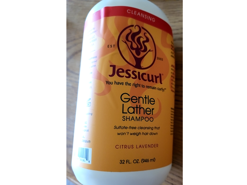Jessicurl Gentle Lather Shampoo, Citrus Lavender, 32 fl oz/946 mL
