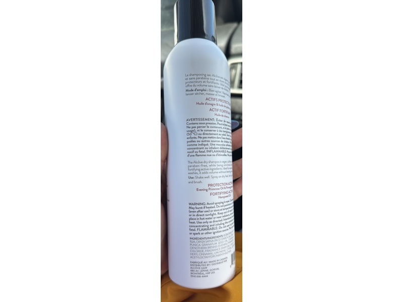 Alcove Shampooing Sec Dry Shampoo, 6 oz/170 g
