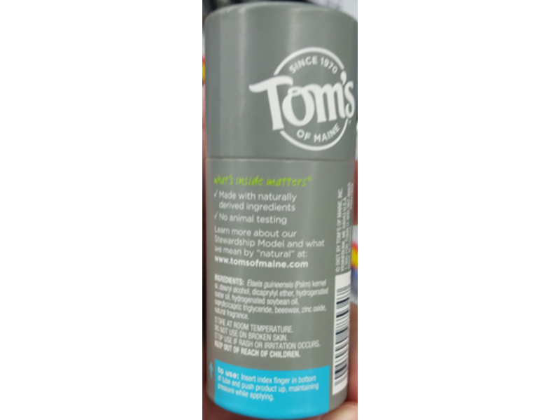 Tom's Of Maine Natural Strength Deodorant ,Rugged Coast, 2 oz/56 g