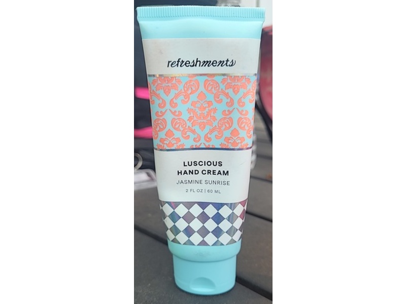 Refreshments Luscious Hand Cream, Jasmine Sunrise, 2 fl oz/60 mL