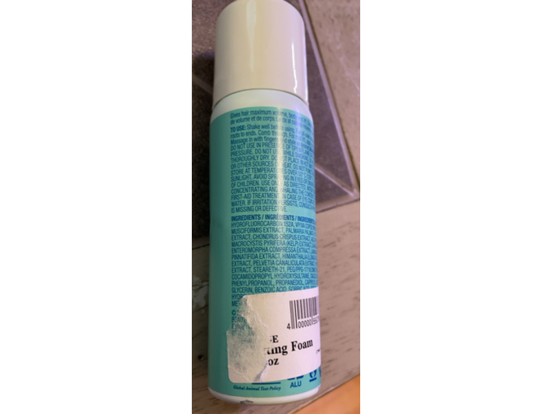 Aquage Algaeplex Marine Botanicals Uplifting Foam Mousse, 2 oz/57 g