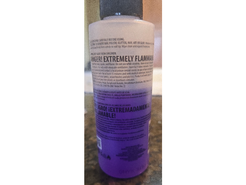 ONYX Professional Nail Polish Remover, Lavender, 4 fl oz/118 mL