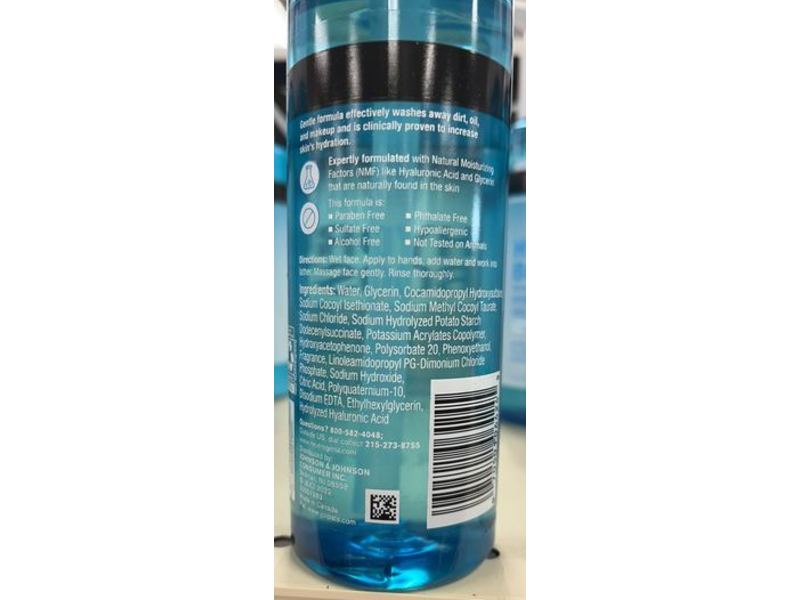 Neutrogena Hydro Boost Gel Cleanser, Hyaluronic Acid, 7.8 fl oz/230 mL