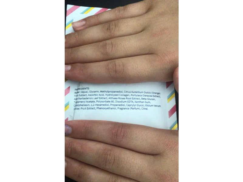 Spa Life Dear Santa, I've Got The Spirit! Glow Facial Mask, Vitamin C, 0.81 oz/23 g