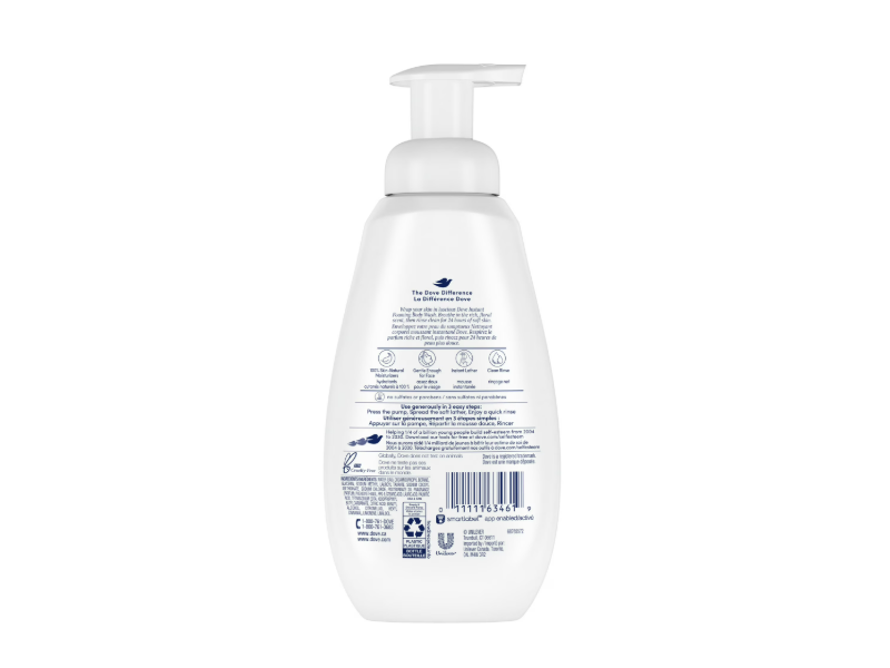 Dove Foaming Bodywash, Nourishing, 13.5 fl oz/400 mL