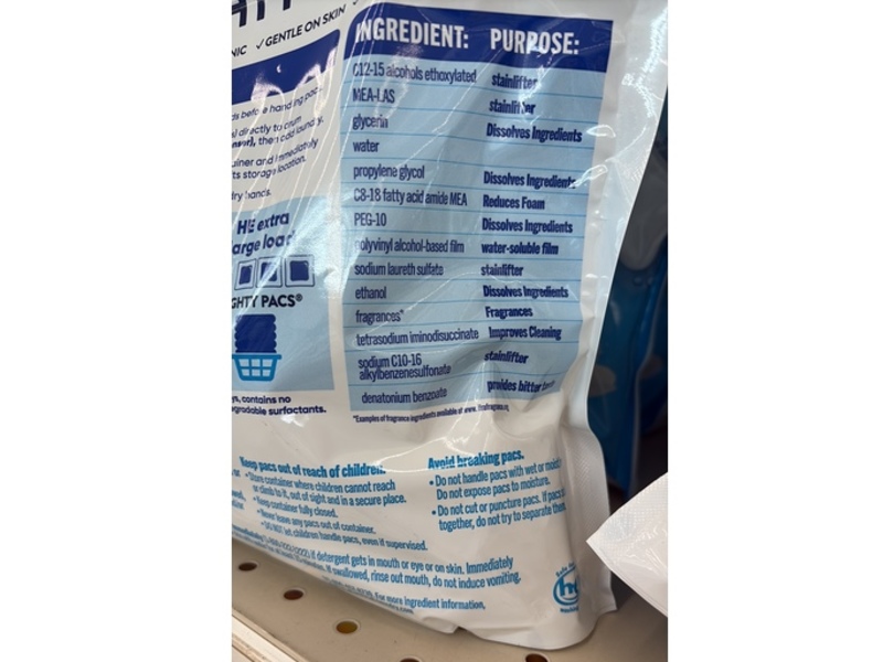 All Detergent Mighty Pacs, Spring Breeze, 30 Pacs, 25.8 oz/733 g