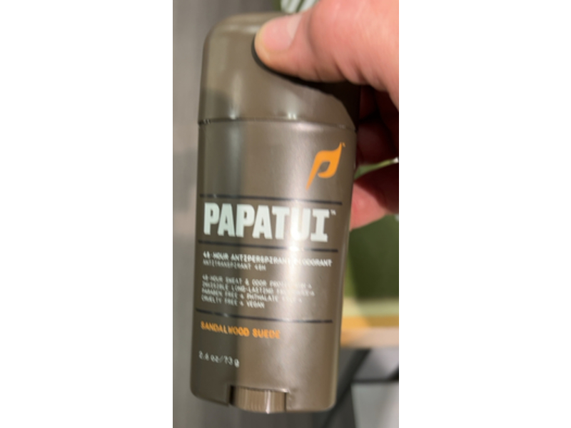Papatui Antiperspirant Deodorant, Sandalwood Suede, 2.6 oz/73 g