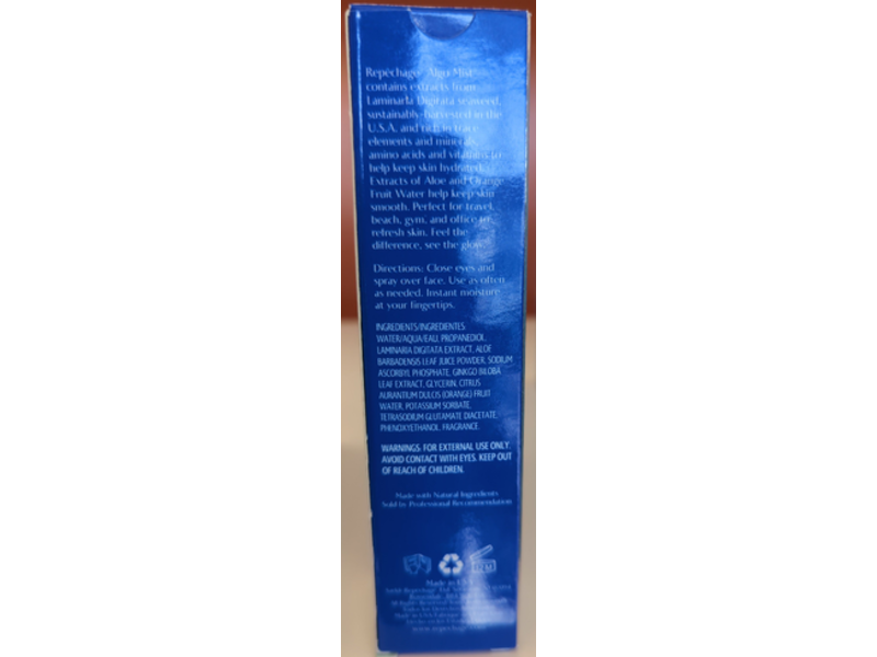Repechage Algo Mist Hydrating Facial Spray, Seaweed, 6 fl oz/177 mL