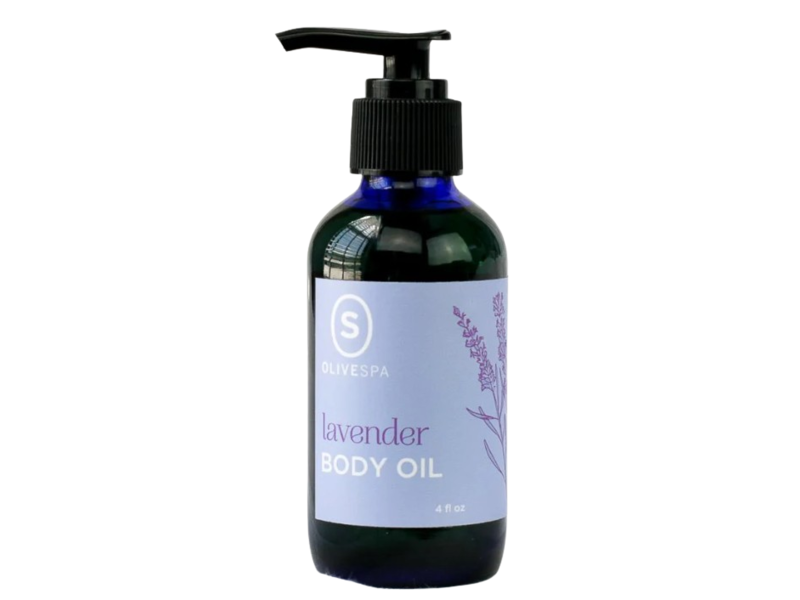 Olivespa Body Oil, Lavender, 4 fl oz