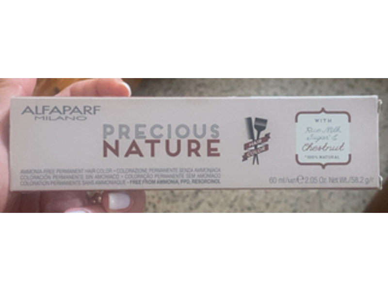 Alfaparf Milano Precious Nature Permanent Hair Color, Light Blonde, 2.05 oz/60 mL