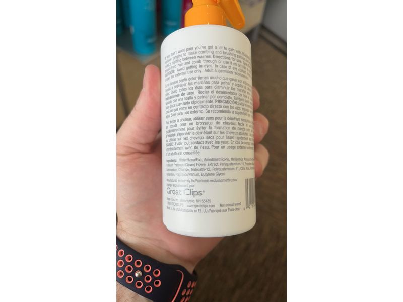 Solutions by Great Clips Kid's Afraid Knot Detangler, 8oz | Light Detangling Spray for Children | Protects & Moisturizes Hair | Recommended for Ages 4-10