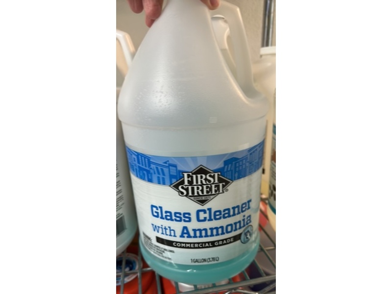 First Street Glass Cleaner, Ammonia, 3.78 L