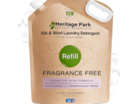 Heritage Park Silk & Wool Laundry Detergent, Fragrance Free, 64 fl oz Refill Bag - Image 2