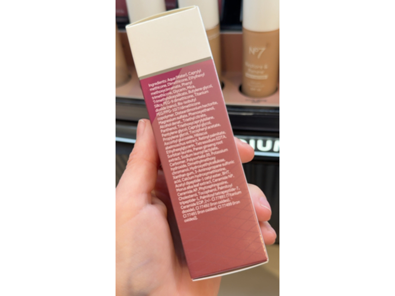 No 7 Restore & Renew Serum Foundation, Cool Ivory, SPF 30, 1 fl oz/30 mL