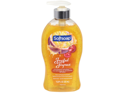 Softsoap Joyful Joyeux Liquid Hand Soap, Cherry & Passion Fruit Scent, 11.25 fl oz/332 mL, Pack Of 6