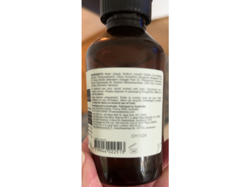 Aesop Geranium Leaf Body Cleanser, 3.4 fl oz