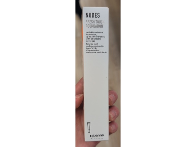 Rabanne Nudes Fresh Touch Foundation, 00W, 1 fl oz/30 mL