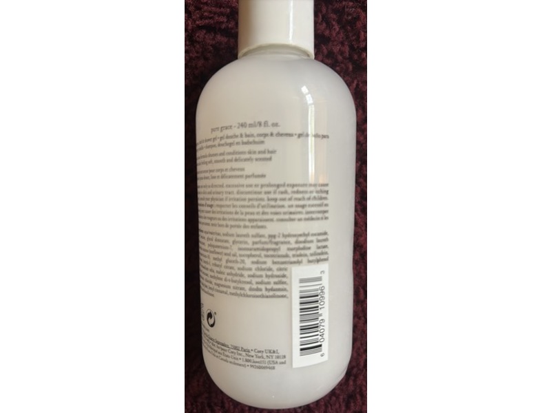 Philosophy Shampoo Bath & Shower Gel, Pure Grace,8 fl oz/240 mL