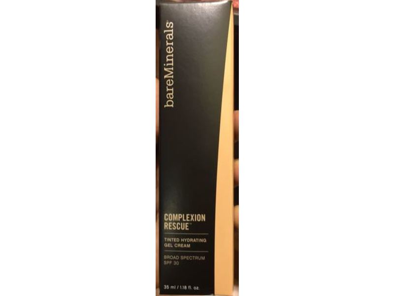 Bare Minerals Complexion Rescue Tinted Hydrating Gel Cream, Suede 04, SPF 30, 1.18 fl oz/35 mL