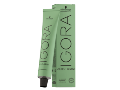 Schwarzkopf Professional Igora Zero Amm Permanent Color Creme, 6-0 Dark Blonde Natural, 2 fl oz/60 mL