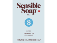 Sensible Co. Natural Cold Pressed Soap, Unscented, 110 g - thumbnail 1
