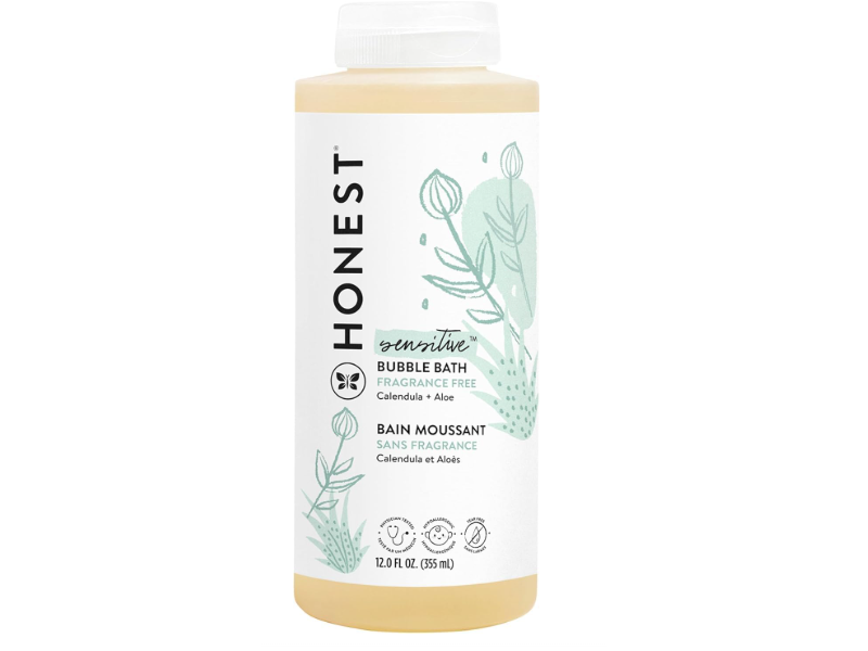 The Honest Company Bubble Bath, Fragrance Free, 12 fl oz/355 mL