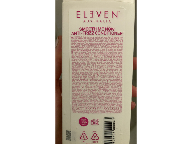 Eleven Smooth Me Now Anti-Frizz Shampoo, 10.1 fl oz/300 mL