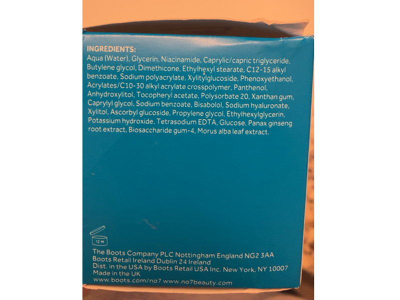 No7 HydraLuminous + Hydrating Night Gel Cream, 1.69 fl oz/50 mL